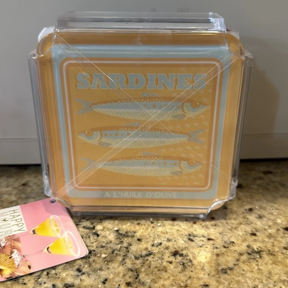 Sardines 4 pack Drink Coasters New‎